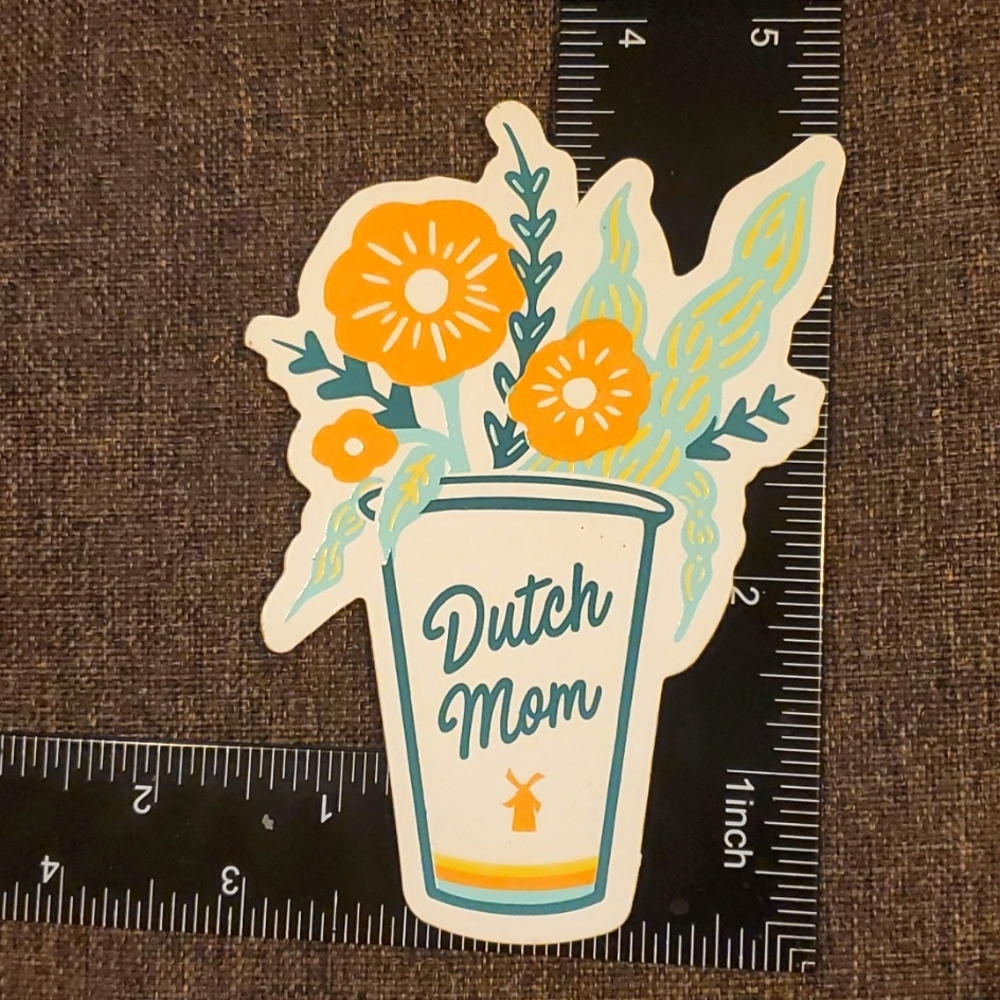 Dutch Mom Dutch Bros sticker stickers
